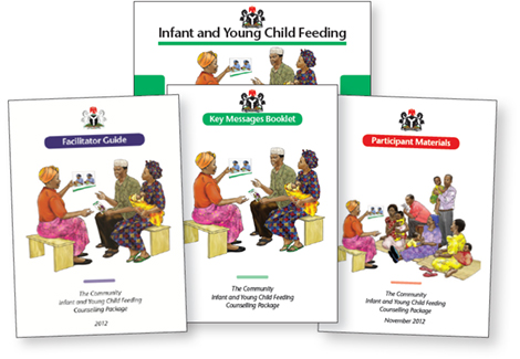 Thumbnails of the C-IYCF Counselling Package.