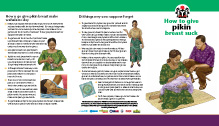 Community IYCF Brochure: How to Breastfeed Your Baby (Pidgin)