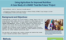 Using Agriculture for Improved Nutrition: A Case Study of a USAID 'Feed the Future' Project