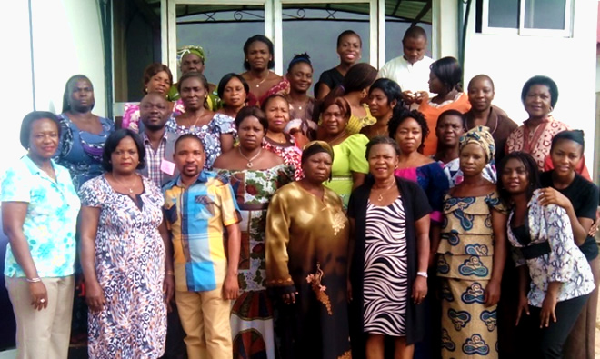 Cross section of participants in the F-IYCF training