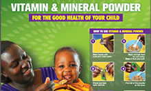 Screen capture of the Vitamin and Mineral Powder poster cover