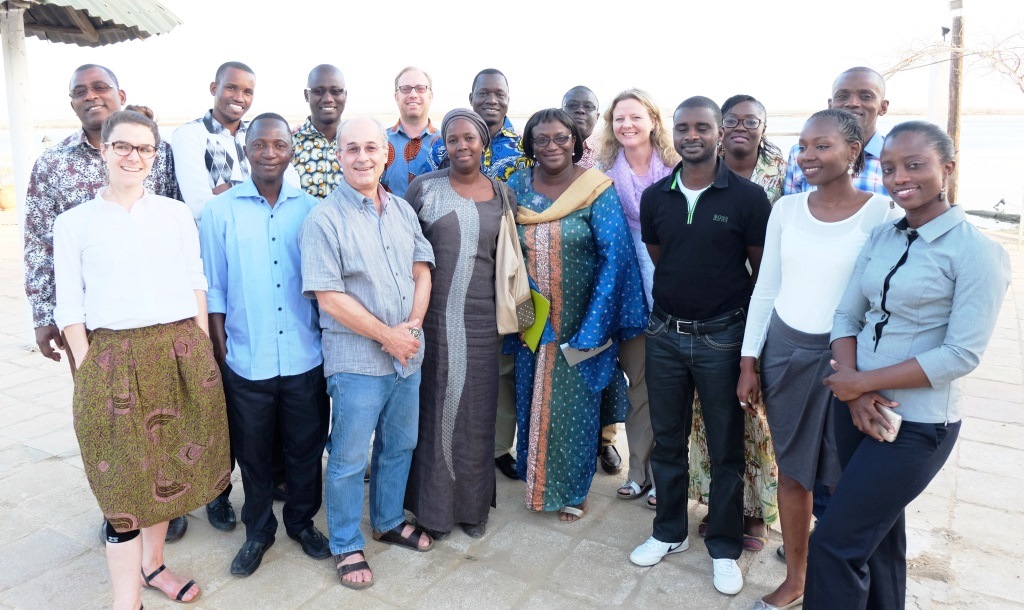 Participants from the first workshop, which included all SPRING/Senegal technical staff.