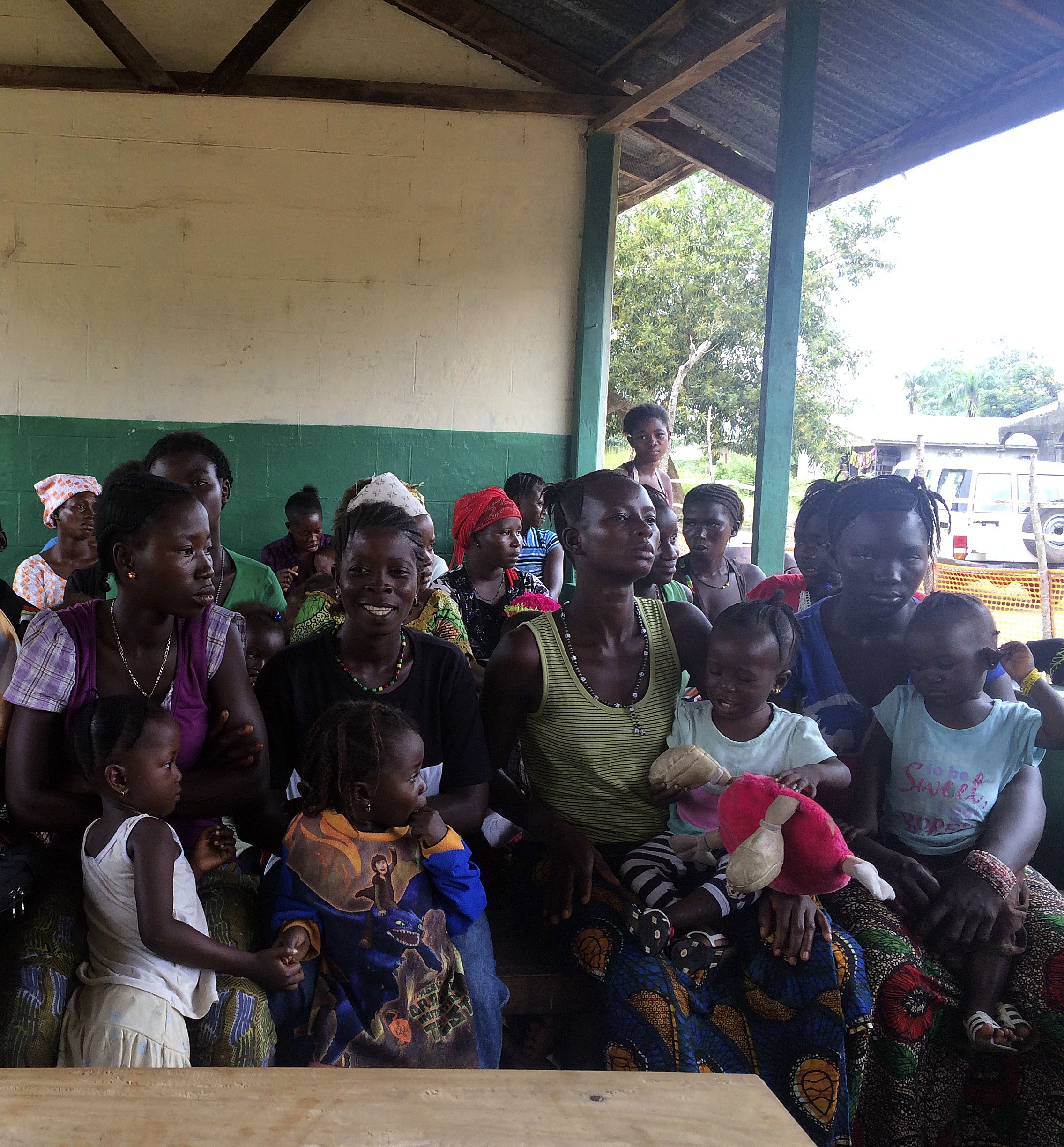 Mother support groups meet to learn about infant and young child feeding practices.