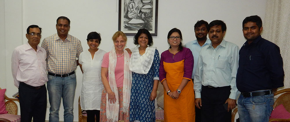 Peggy Koniz-Booher, SPRING Senior Nutrition and SBCC Advisor, and Dr. Suneetha Kadiyala, Principal Investigator and Senior Lecturer of Nutrition-Sensitive Development at LSHTM, participated in an informal meeting with the Jharkhand State Nutrition Mission to discuss potential future areas of collaboration. 