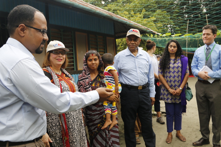 USAID Acting Administrator visiting SPRING/Bangladesh
