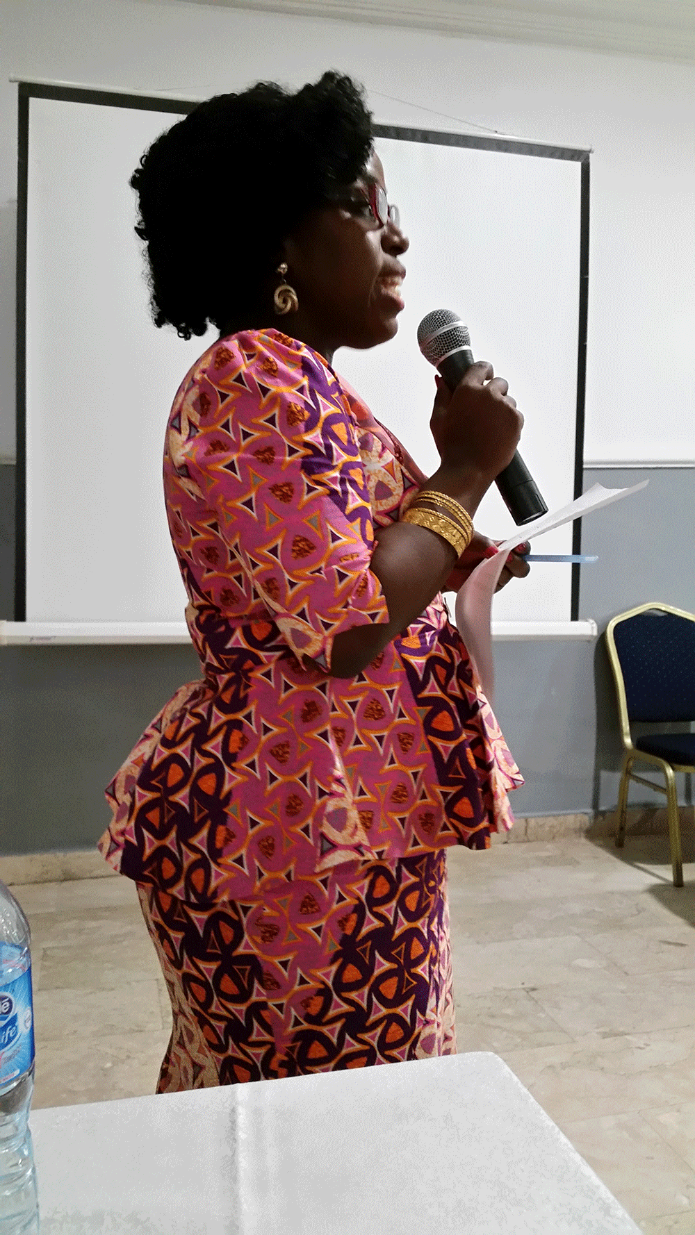 SPRING/Nigeria Chief of Party, Philomena Orji, provides closing remarks and a vote of thanks.