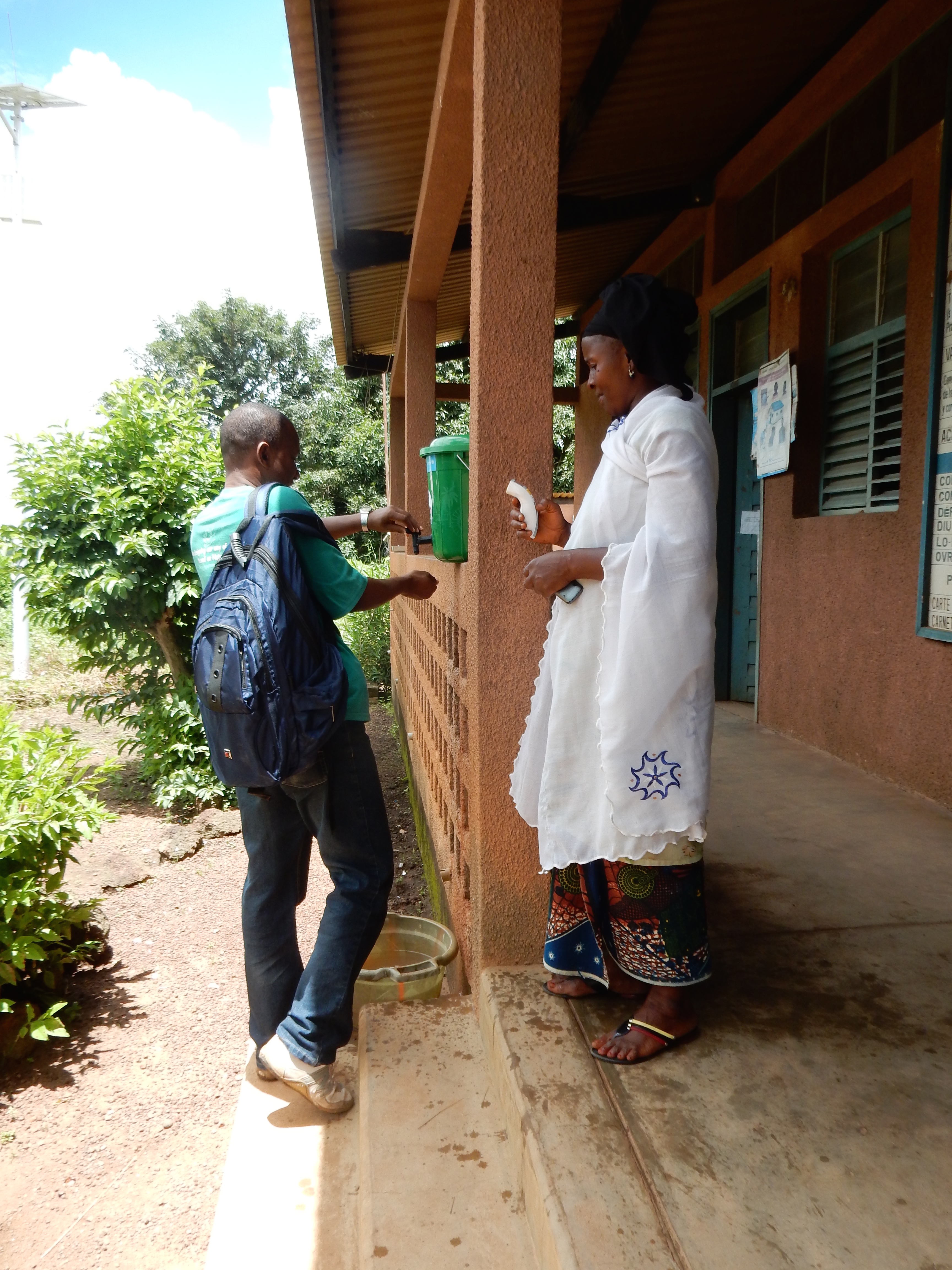 Ebola handwashing and temperature