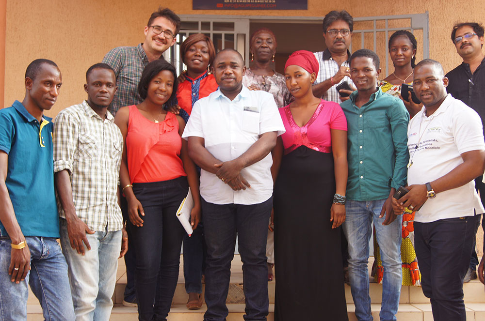 The members of the hub presented their videos to staff of the SMARTE project, run by Winrock International, who were excited to work with the hub to develop more videos in the future.