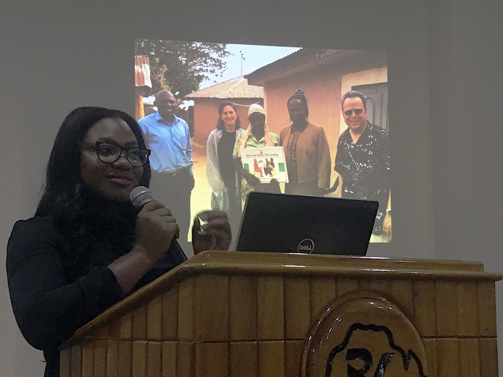 Susan Adeyemi, former SPRING Study Coordinator and currently a consultant for UNICEF/Nigeria, presented the implementation process, activities, and outputs.