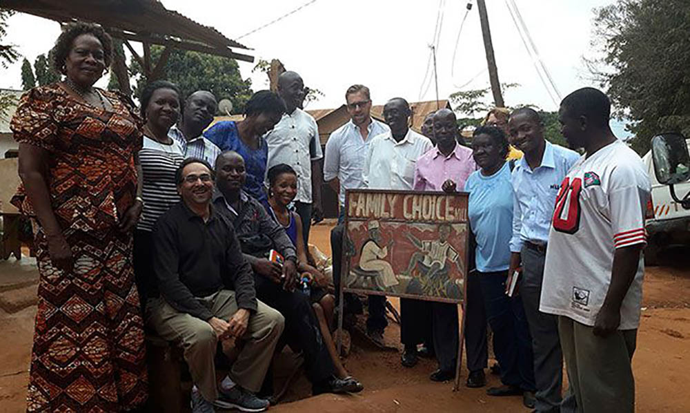 SPRING/Uganda staff and partners during a learning exchange in Tanzania. This was after a NWGFF resolution to learn about Tanzania’s Sanku Project and how Uganda can borrow from it. Sanku is an affordable technology that enables small- and medium-scale, village-level mills to cost-effectively fortify their flour.