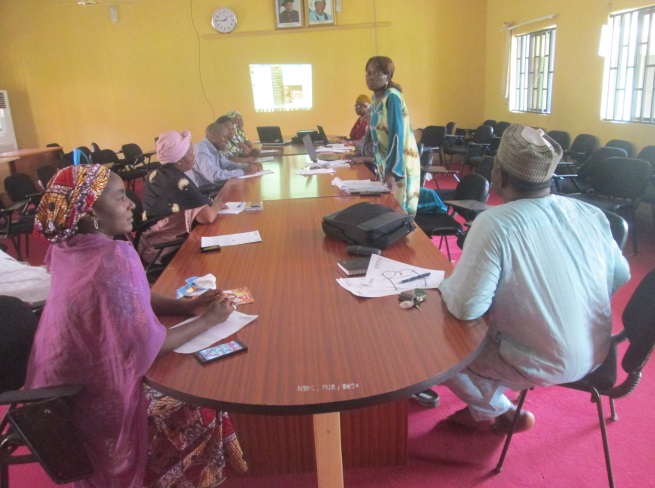 Participants attend a Nasarawa State-level sensitization meeting. 2015