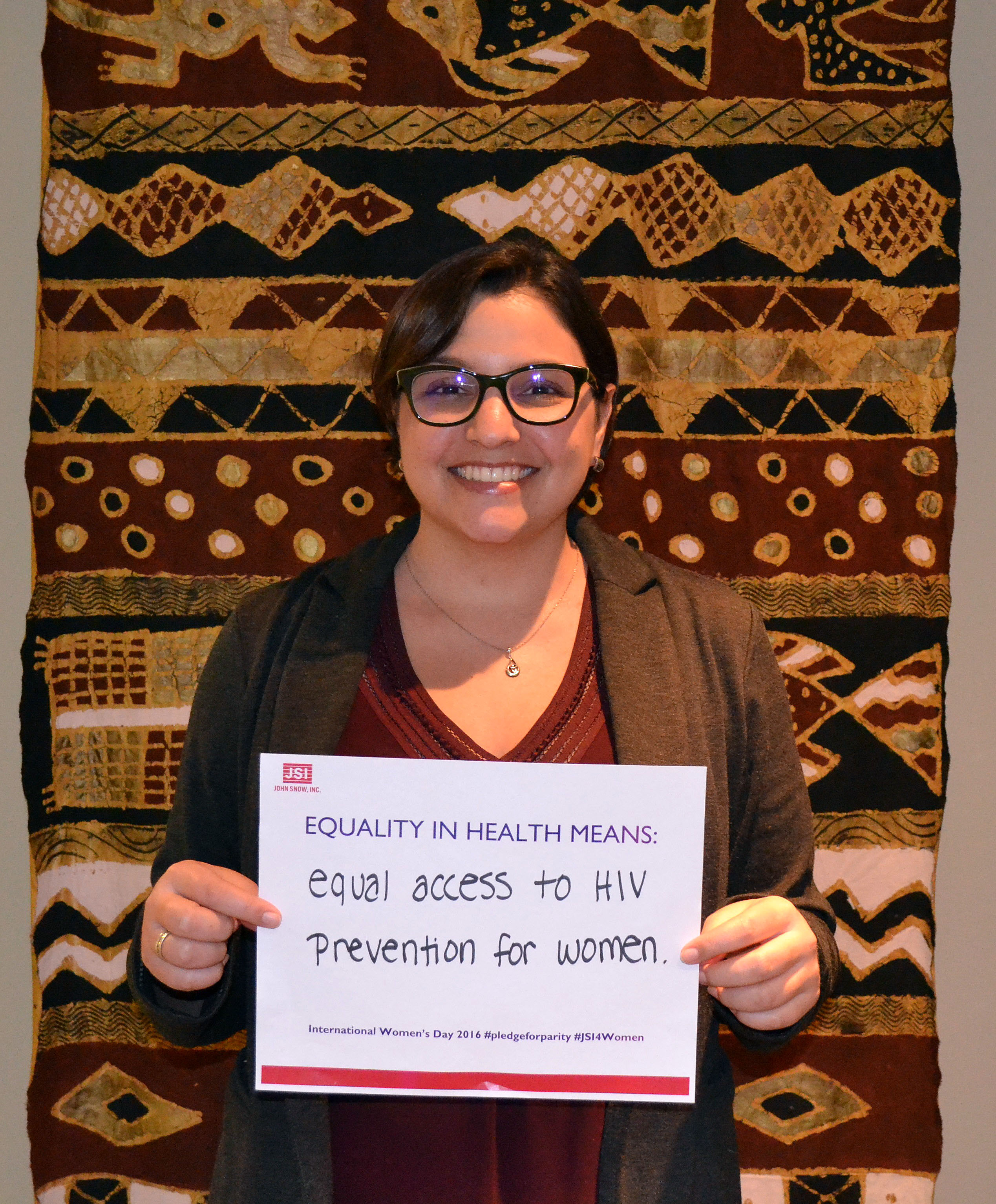 "Equality in health means equal access to HIV prevention for women"