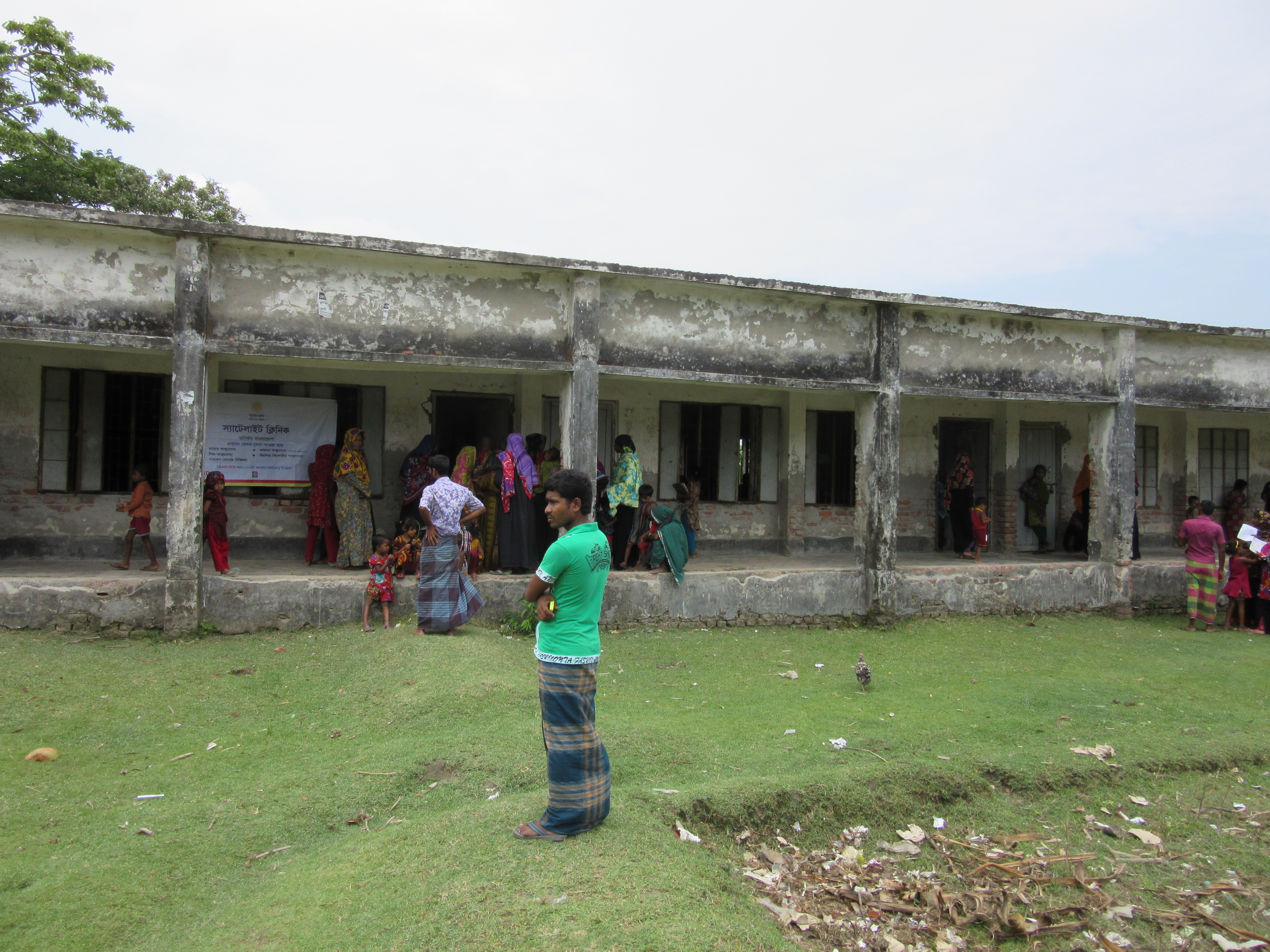 Health camp venue at Dhalchar