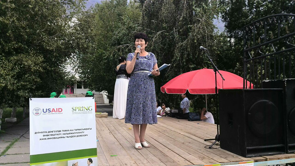 Ms. Mederova Gulmira, Deputy Director of General Medical Practice Center of Kara Kul town, speaks about World Breastfeeding Week and about the medical center’s maternity department.