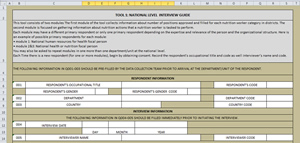 Screencapture for Workforce Mapping Tool