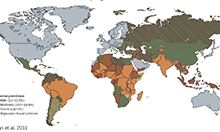 country map of anemia prevelence